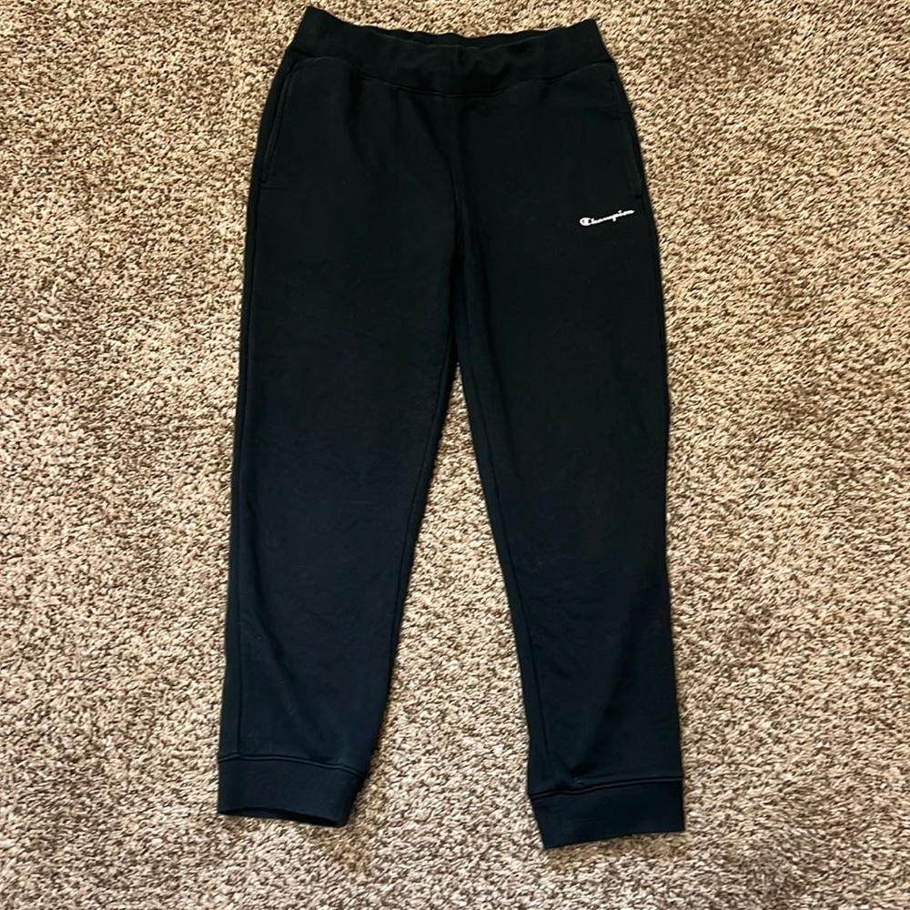 Boys black sweatpants from champion size 14–16